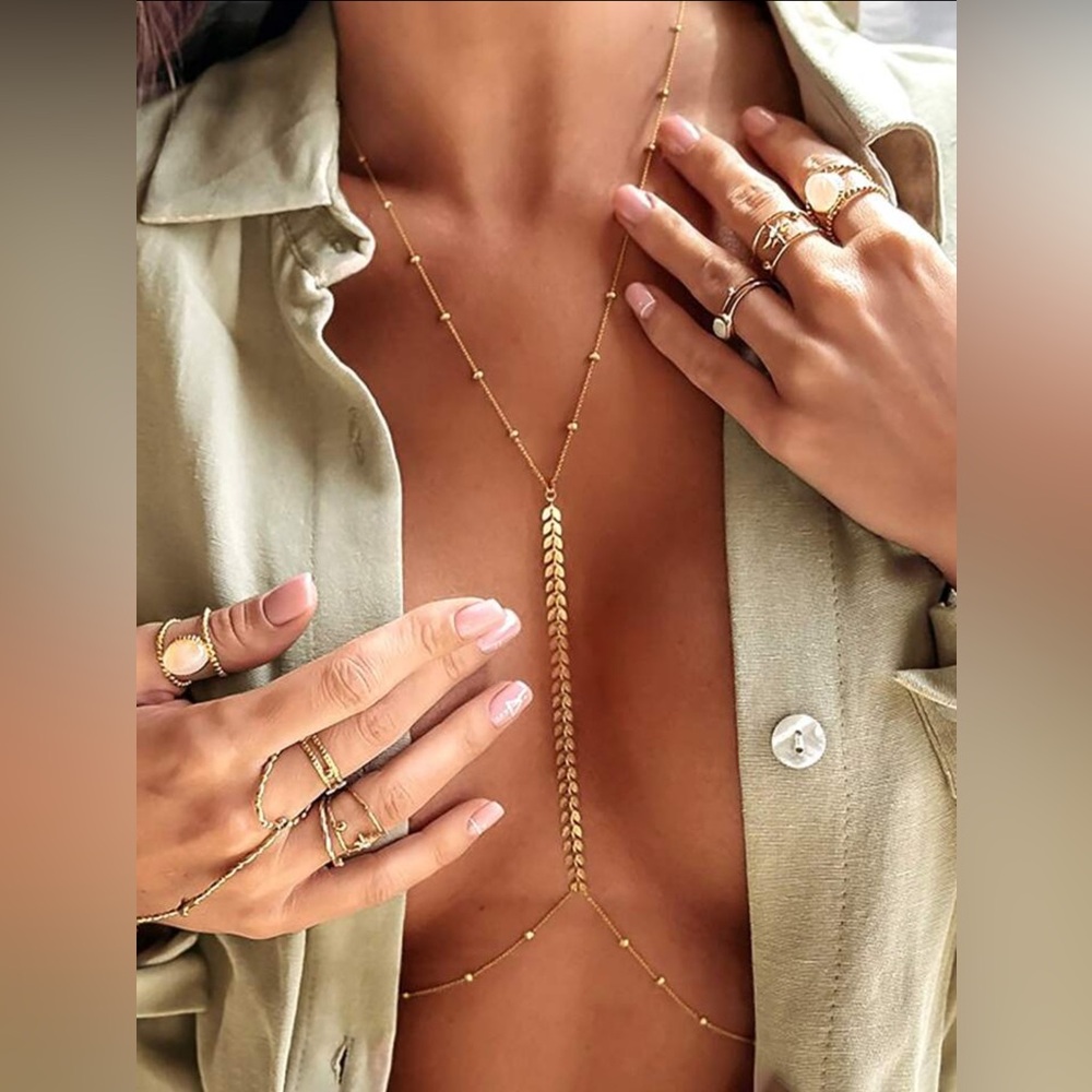 Boho Gold Body Jewelry Accessories